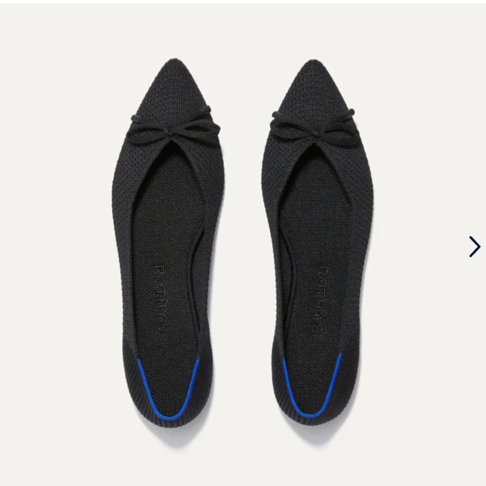 Rothys Pointed Bow Flat